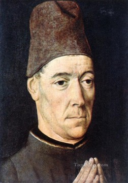  Dirk Canvas - Portrait Of A Man 1460 Netherlandish Dirk Bouts